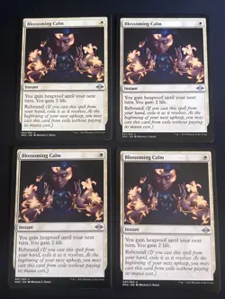 4x Blossoming Calm (007) Modern Horizons 2 LP MTG Magic x4 Playset MKE - Image 1