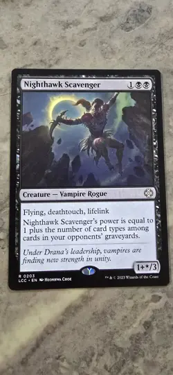 Nighthawk Scavenger Commander: the Lost Caverns of Ixalan Regular Creature Rare - Image 1