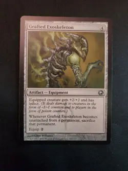 Grafted Exoskeleton 162 Scars of Mirrodin NM Magic The Gathering MTG Tcg - Image 1