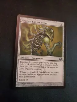 Grafted Exoskeleton 162 Scars of Mirrodin NM Magic The Gathering MTG Tcg - Image 2