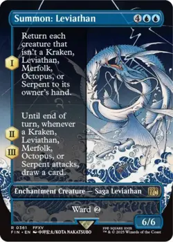 MTG Summon: Leviathan (Borderless) Final Fantasy Regular 0361 - Image 1