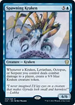 1 x Spawning Kraken - Commander 2021 - NM-Mint - MTG - Image 1