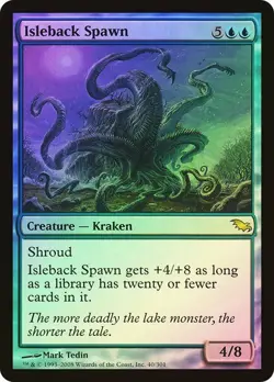 Shadowmoor MTG Foil Isleback Spawn Magic - Image 1