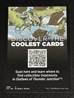 MTG Outlaws of Thunder Junction Beau Token 0006 NM - Image 2