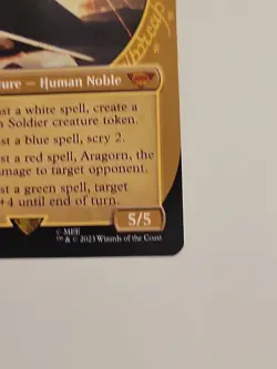 MTG: Aragorn, the Uniter (Showcase) - Universes Beyond: Lord of the Rings 317 - Image 3