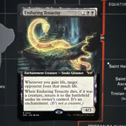 Enduring Tenacity (Extended Art) [Duskmourn: House of Horror] Near Mint - Image 1