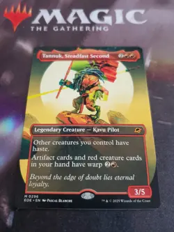 Mtg. Tannuk, Steadfast Second. Borderless. Edge of Eternities. Pack Fresh - Image 1