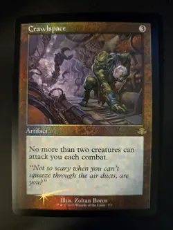 x1 Crawlspace FOIL RETRO Dominaria: Remastered MTG FREE SHIPPING - Image 1