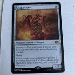 MTG Magic the Gathering Scion of Draco (234/632) Modern Horizons 2 LP - Image 1