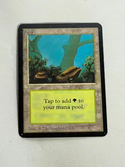 MTG Forest (A) Alpha Magic the Gathering - Image 1