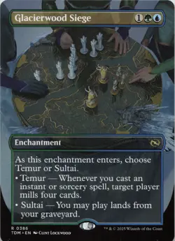 Glacierwood Siege (Borderless) R Tarkir: Dragonstorm 386 LP-NM - Image 1