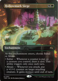 Hollowmurk Siege (Borderless) R Tarkir: Dragonstorm 387 - LP - Image 1