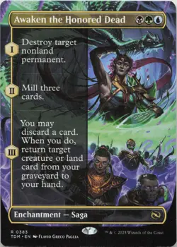 Awaken the Honored Dead (Borderless) R Tarkir: Dragonstorm 383 NM MTG - Image 1