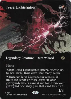 Tersa Lightshatter (Borderless) R Tarkir: Dragonstorm 345 NM MTG - Image 1