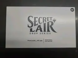 MTG Secret Lair - PixelLands_v02.jpg - Foil New And Sealed - Image 1