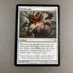 MTG Mindcrank New Phyrexia Regular Magic The Gathering - Image 1