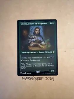 MTG Jaheira, Friend of the Forest CLB 518 R NM Foil Etched - Image 1