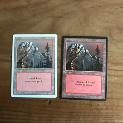 carte magic the gathering N1038 montagne montain - Image 1