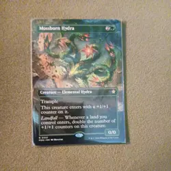 Mossborn Hydra *Borderless* - NM - Magic The Gathering - MTG - Image 1