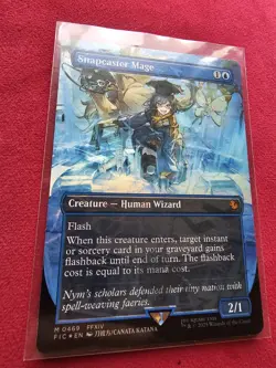 Snapcaster Mage (Borderless) (Chocobo Track Foil) Commander: Final Fantasy Foil - Image 5