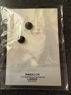 Magic Con Chicago 2025 Exclusive MTG District Mascot Corgi Pin - Image 3