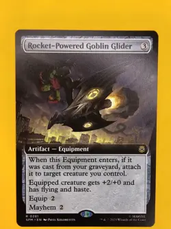 Rocket - Powered Goblin Glider 0281 (Extended Art) Foil Marvels Spider-Man - Image 1