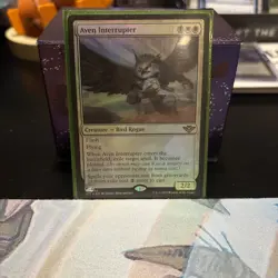 MTG x1 Aven Interrupter Outlaws of Thunder Junction Foil NM - Image 1