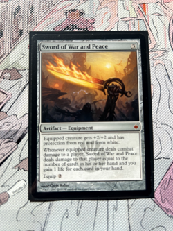 Sword of War and Peace - New Phyrexia #161 Near Mint Magic The Gathering Card - Image 1