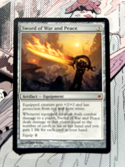Sword of War and Peace - New Phyrexia #161 Near Mint Magic The Gathering Card - Image 3