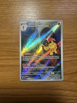 Pokemon 2023 Armarouge Illustration Rare Scarlet & Violet Base Set Holo 203/198 - Image 1