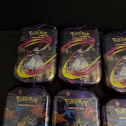 Pokemon Cards TCG Lot Of (10) Mega Evolution, Mini Tins, English - Image 2