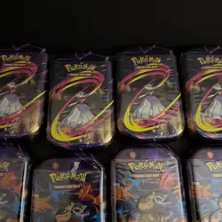 Pokemon Cards TCG Lot Of (10) Mega Evolution, Mini Tins, English - Image 3