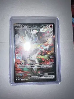 Pokemon TCG Reshiram EX White Flare Card 166/086 Sir NM Condition - Image 1