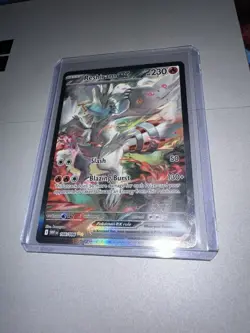 Pokemon TCG Reshiram EX White Flare Card 166/086 Sir NM Condition - Image 2