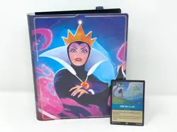 Disney Lorcana Meleficent Binder + How Far I'll Go (28/P1) + 6x Pokemon Cards - Image 1