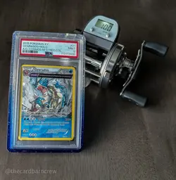 GYARADOS 21 XY Ancient Origins 2015 Cosmos Holo PSA 9 HD GALAXY SWIRL Pokemon - Image 4