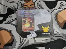 Pokemon TCG Celebrations 25th Lance's Charizard V Big Tin Brand New & Sealed - Image 1