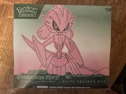 Pokemon PARADOX RIFT IRON VALIANT POKEMON CENTER ELITE TRAINER BOX ETB SEALED - Image 1