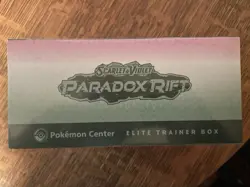 Pokemon PARADOX RIFT IRON VALIANT POKEMON CENTER ELITE TRAINER BOX ETB SEALED - Image 3