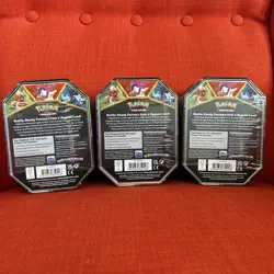 Pokemon TCG Divergent Powers Tins Set of 3 Sealed: Decidueye Samurot Typhlosion - Image 5