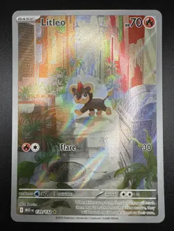 Pokemon TCG Mega Evolution Litleo 139/132 Illustration Rare English NM - Image 3