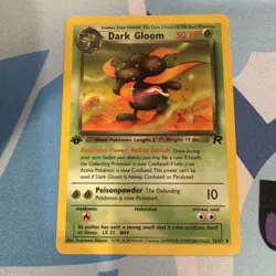 Pokemon TCG Dark Gloom 36/82 (Uncommon) | Team Rocket 2000 | Near Mint NM 1st ED - Image 1