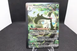 Pokemon TCG Sv02: Paldea Evolved Meowscarada Ex 256/193 Rare Holo ERROR miscut - Image 1