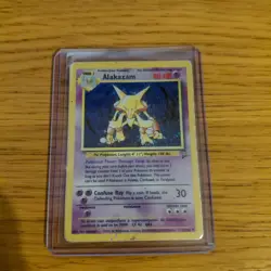 Pokemon - Base Set 2 (Unlimited) - Alakazam (1/102) - Holo - HP - Inc. Toploader - Image 1