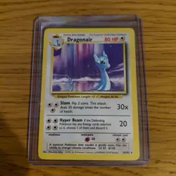 Pokemon - Base Set (Unlimited) - Dragonair (18/102) - LP-MP - Inc. Toploader - Image 1