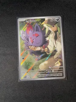 Pokemon TCG Journey Together N's Zorua SVP #189 Center Exclusive - Image 1