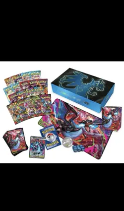 LOT 5 - Pokemon Phantasmal Flames Mega Charizard X EX UPC - SEALED - Image 2