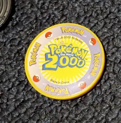 Pokemon TCG Official Plastic Coin Lot Of 19 + 2000 Movie Coin Collectible Rare - Image 4