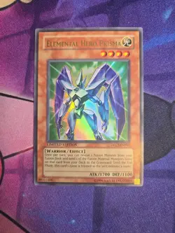 Yugioh Elemental Hero Prisma Limited Edition Ultra Rare DPCT-EN002 LP - Image 1