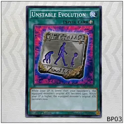 Unstable Evolution - BP03-EN157 - Common 1st Edition Yugioh - Image 1